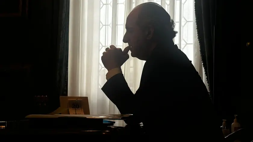 Luca Zaia nel suo ufficio a Palazzo Balbi a Venezia