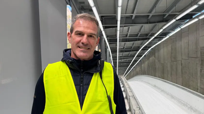 Armin Zoeggeler allo Sliding centre di Cortina