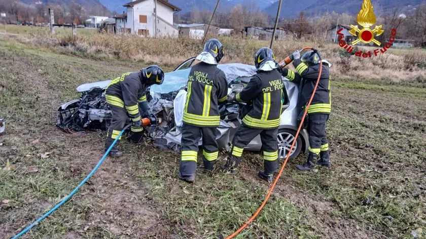 La Volkswagen Golf del 40enne deceduto