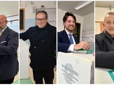 Da sinistra Fabio Bui, Giovanni Manildo, Alberto Stefani e Riccardo Szumski