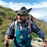 Massimo Crepaz con il cappello da alpino