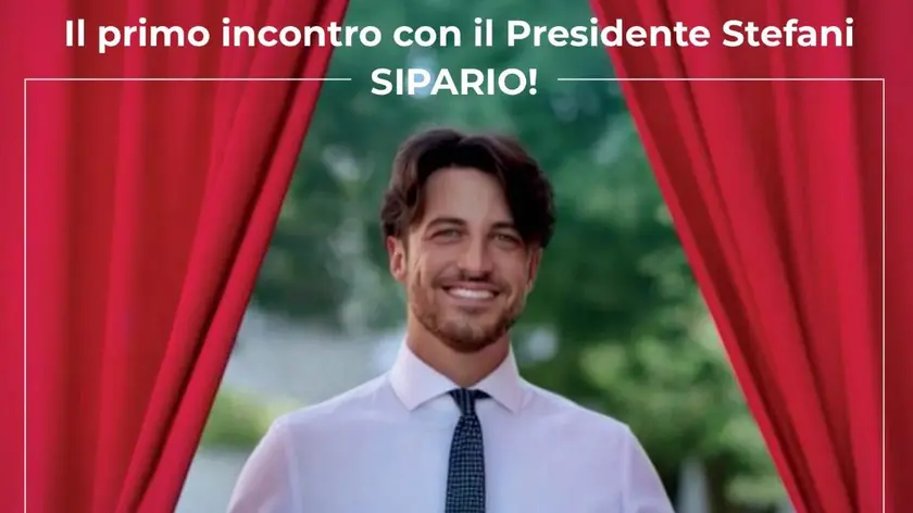 Il neopresidente della Regione Veneto Alberto Stefani