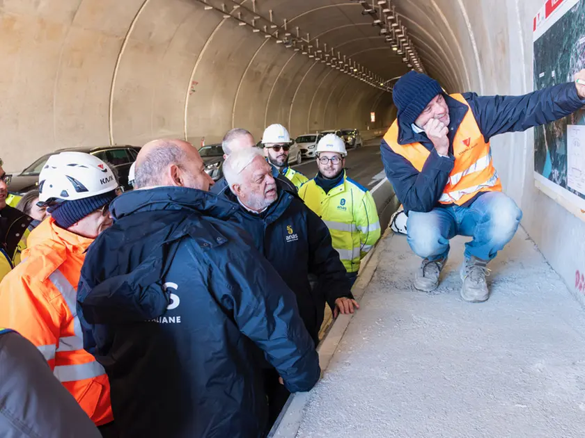 Il sopralluogo alle varianti