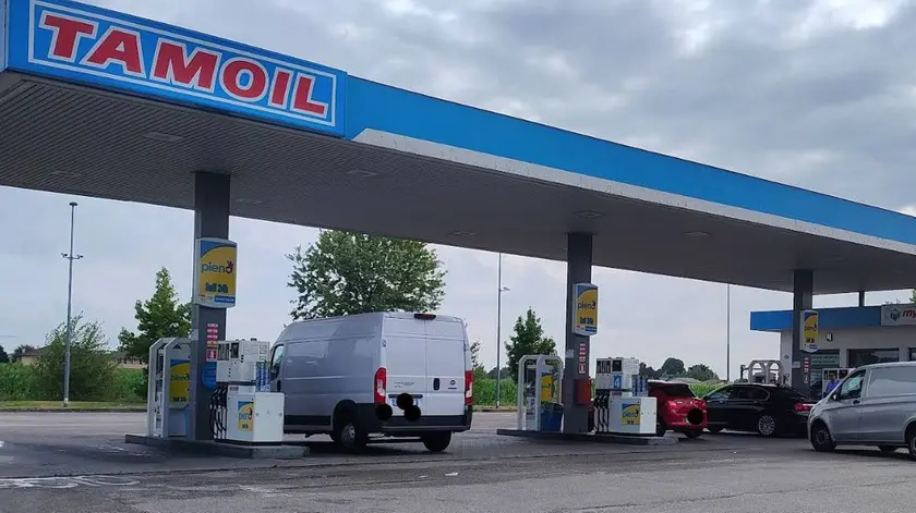 Il distributore Tamoil di via Montà a Padova