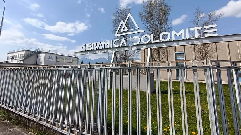 La sede di Ceramica Dolomite a Borgo Valbelluna