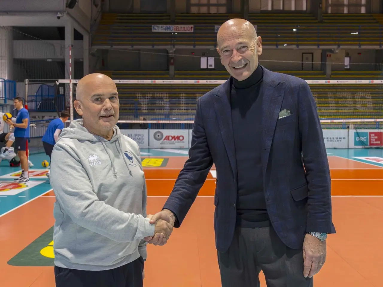 Vincenzo Mastrangelo e il presidente Sandro Da Rold