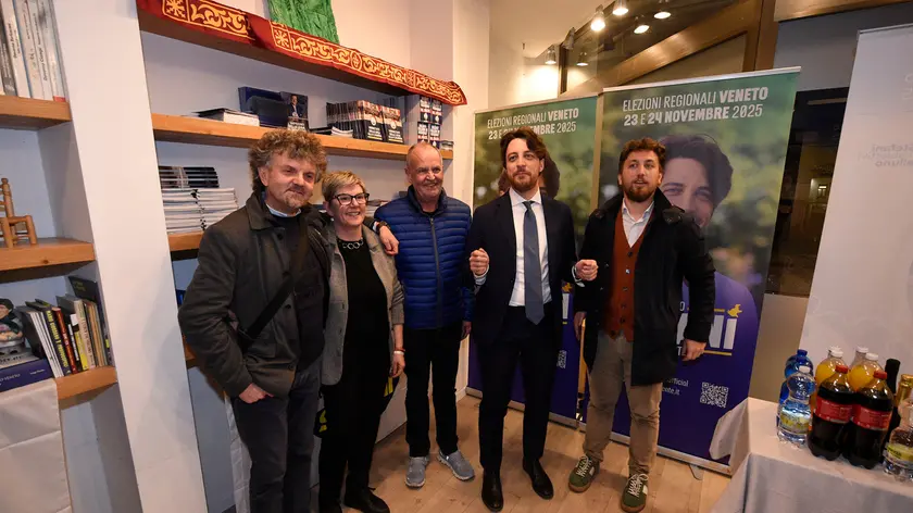 De Bernardin e Luciani con Calderoli e Stefani