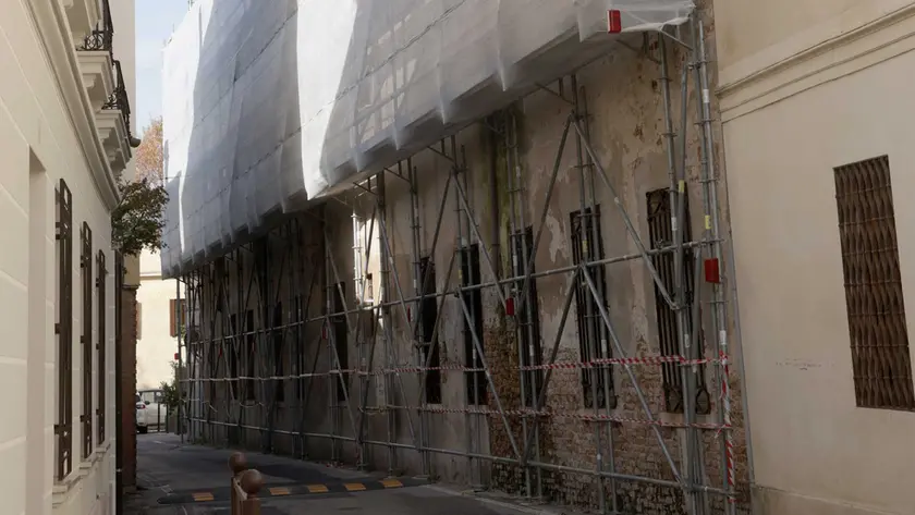 Cantiere di via Casa di Ricovero a Treviso