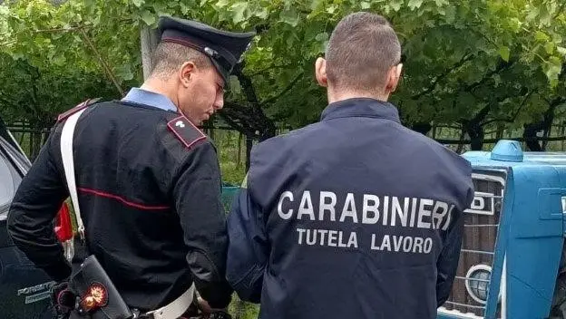 Un momento dei controlli dei carabinieri del Nil di Belluno e dell'Arma territoriale
