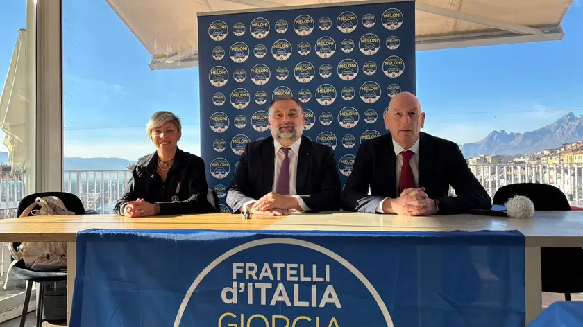 La consigliera regionale Silvia Calligaro, il senatore Luca De Carlo e l’assessore regionale Dario Bond