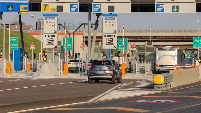 Un casello in Pedemontana Veneta