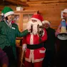Festa con Babbo Natale durante Natale per tutti ai Piani di Pezzè di Alleghe