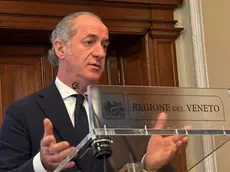 Luca Zaia durante il suo intervento
