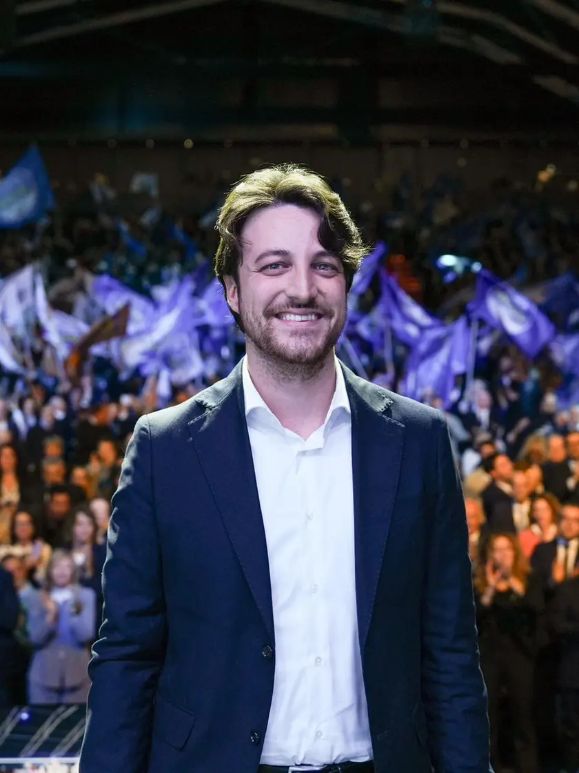 Il presidente del Veneto Alberto Stefani