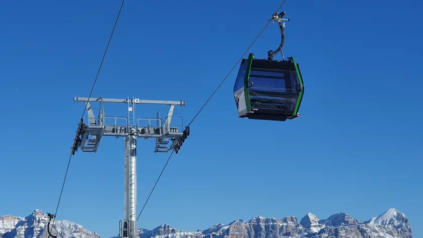 La nuova cabinovia Lezuo-Belvedere