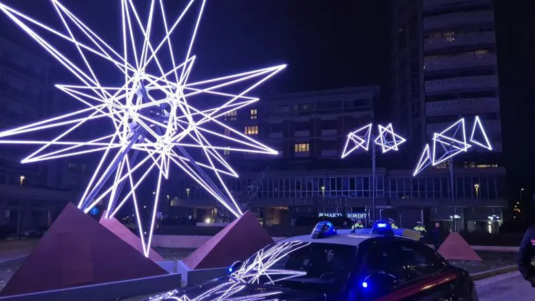 La stella dedicata ai carabinieri morti a Castel d'Azzano