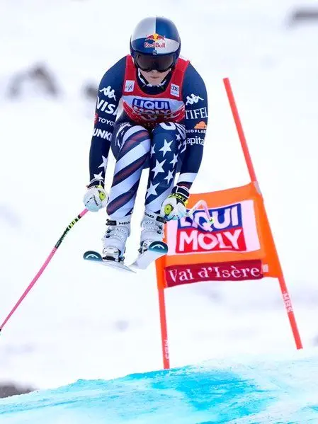Lindsey Vonn in gara