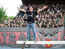 Il presidente della Dolomiti Bellunesi Paolo De Cian il giorno della promozione in serie C