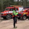 Una squadra del Soccorso alpino di Auronzo