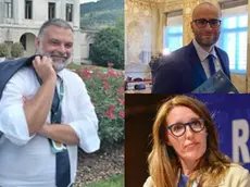 Da sinstra in senso orario, Luca del Carlo, Silvio Giovine ed Elena Donazzan
