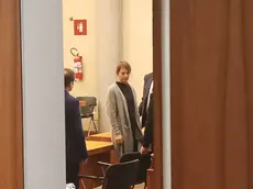Angelika Hutter nell’aula del tribunale