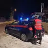 Un posto di controllo dei carabinieri a San Silvestro