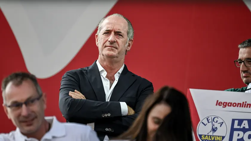 L'ex presidente della Regione Veneto Luca Zaia