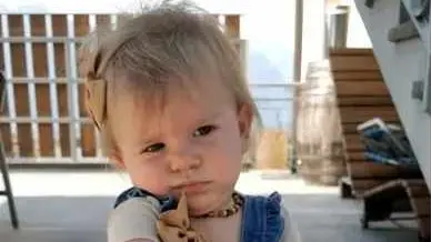 La piccola Ludovica Nessenzia, morta ad appena due anni