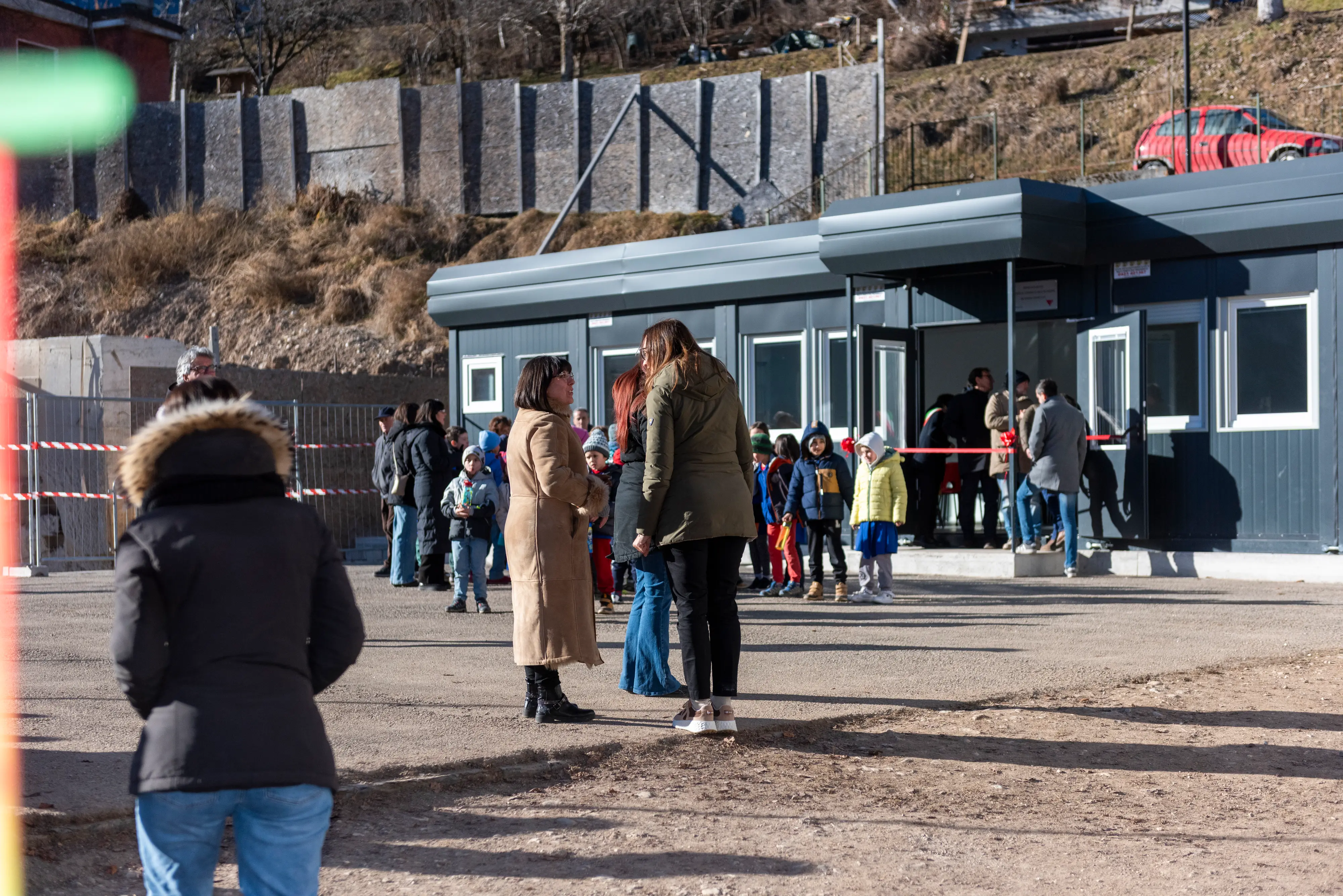 La nuova mensa scolastica donata dalla Vianini Lavori al Comune di Valle di Cadore