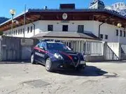 La sede della Compagnia dei carabinieri di Cortina