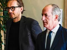 L'ex presidente della Regione Luca Zaia con l'ex capogruppo della Lega Alberto Villanova