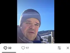 Un frame del video postato dal consigliere comunale padovano Davide Meneghini