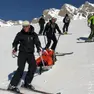 Un soccorso sulle piste da sci