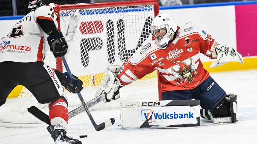 Una delle reti segnate dal Caldaro (Credit Barbieri)