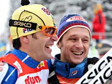 Pietro Piller Cottrer e Silvio Fauner, due dei grandi che non hanno portato la fiamma olimpica