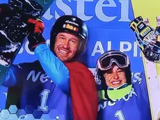 Aaron March e Lucia Dalmasso felici sul podio