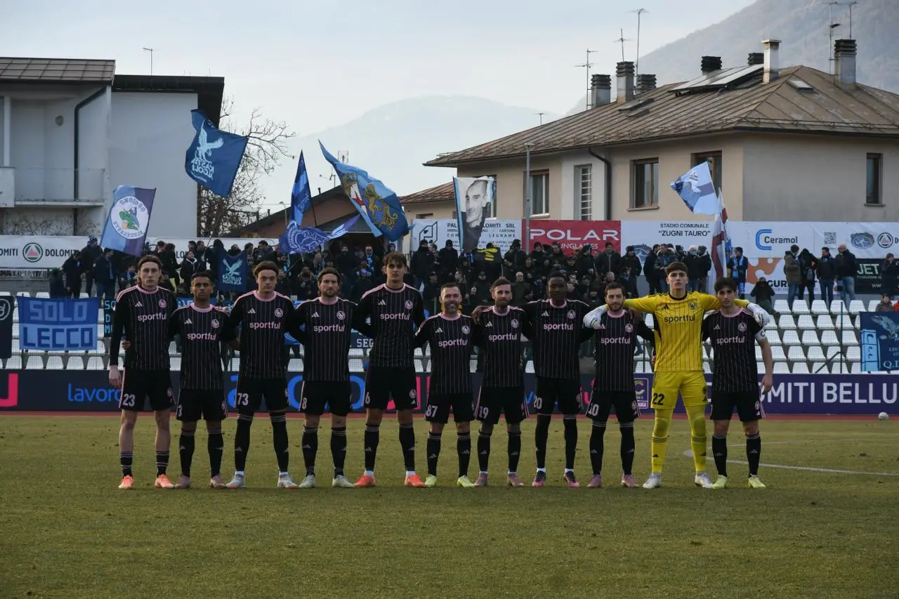 L'undici di partenza della Dolomiti Bellunesi