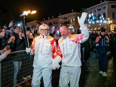 Sara Simeoni e Fulvio Valbusa tedofori domenica a Verona