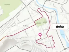 La mappa della torcia a Belluno