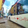 Un bus in centro a Cortina