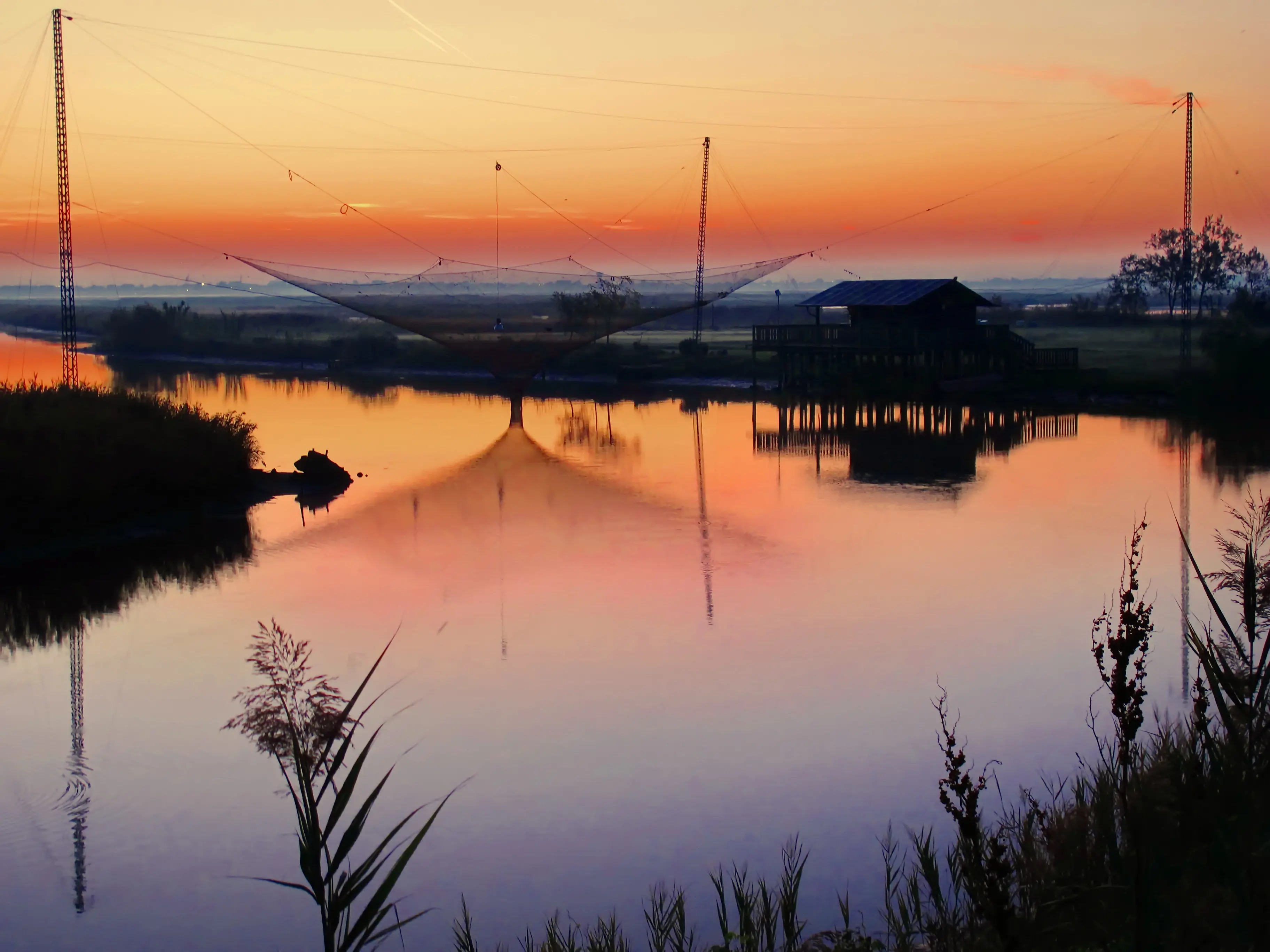 Moreno Borgato, settembre 2025, Un tramonto nella laguna di Chioggia.
