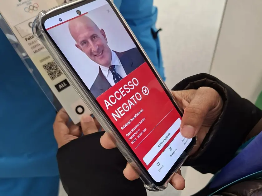 L'accesso negato al commissario Saldini