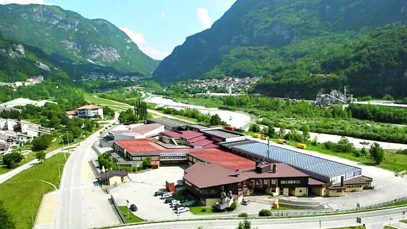 Una veduta del quartiere fieristico di Longarone