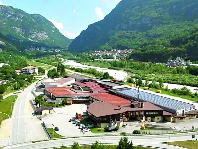 Una veduta del quartiere fieristico di Longarone