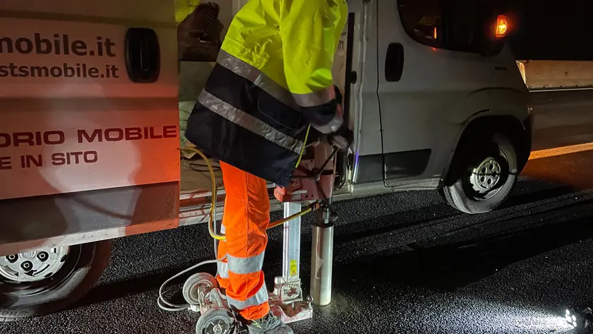Carotaggi lungo l'autostrada A4