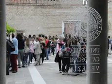 Il cortile della sede centrale di Ca' Foscari