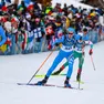 Lisa Vittozzi impegnata nella 15 km ad Anterselva