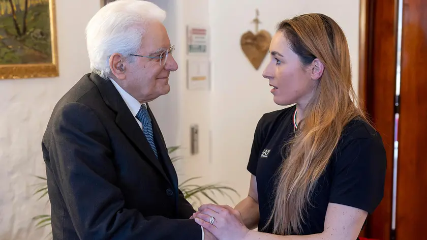 L'Incontro tra Sergio Mattarella e Sofia Goggia