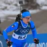 Lisa Vittozzi impegnata nel biathlon