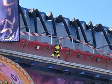 La giostra da cui è precipitata la ragazza a Castelfranco